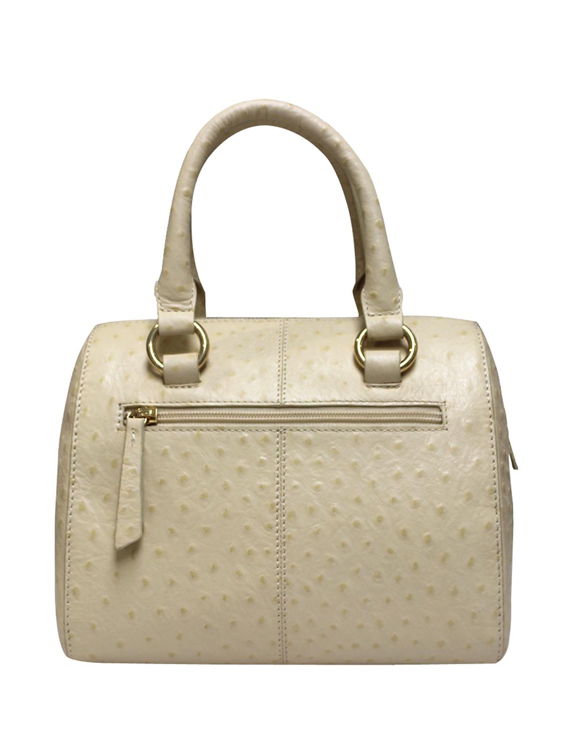 Cream Leather Structured Handbag By La Roma Italia Online Cream Leather Structured Handbag By La Roma Italia Online Ping For Handbags In India 13656069
