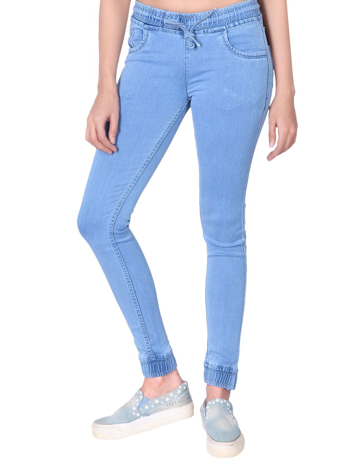 light blue denim jeans