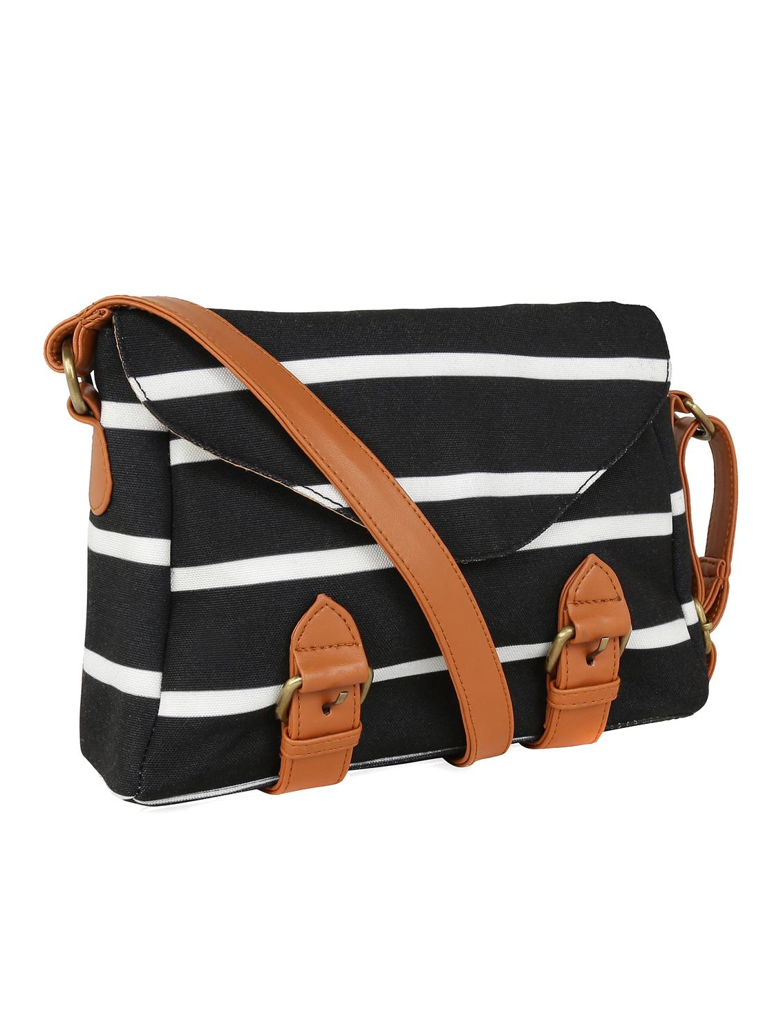 black canvas sling bag - 13659676 - Standard Image - 3