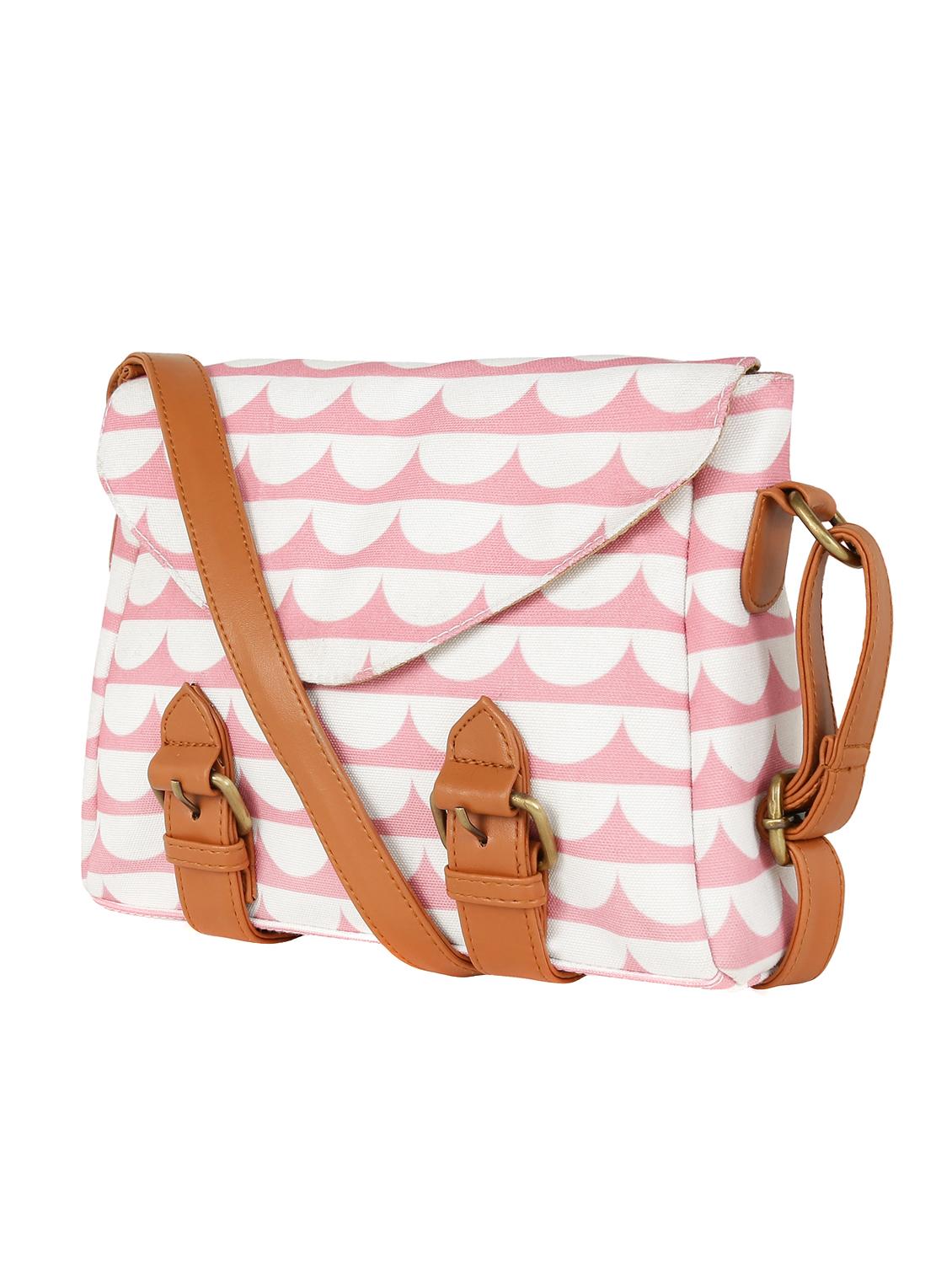 multi coloured canvas printed sling bag - 13659679 - Standard Image - 3