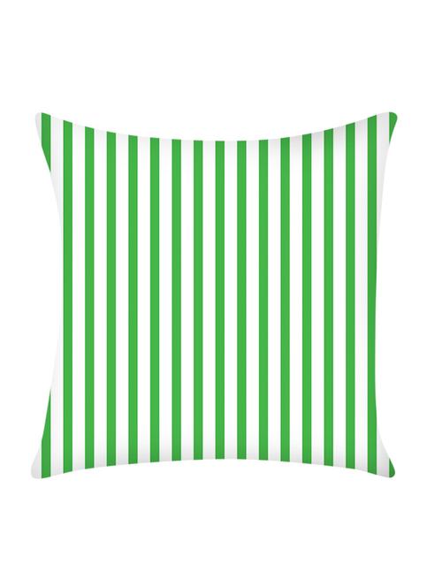 white printed satin cushion cover - 13662560 - Standard Image - 0