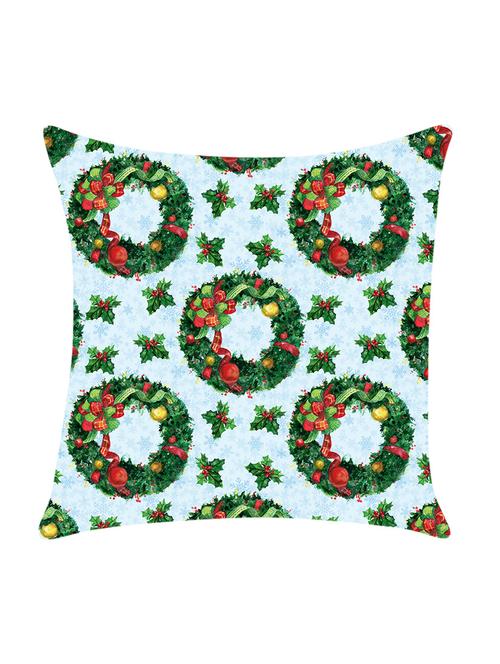 digitally printed cushion cover with ring and fruits design - 13662571 - Standard Image - 0
