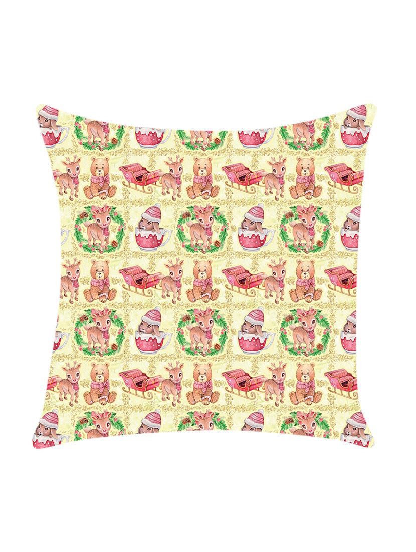 digitally printed cushion cover with bear design - 13662575 - Zoom Image - 0