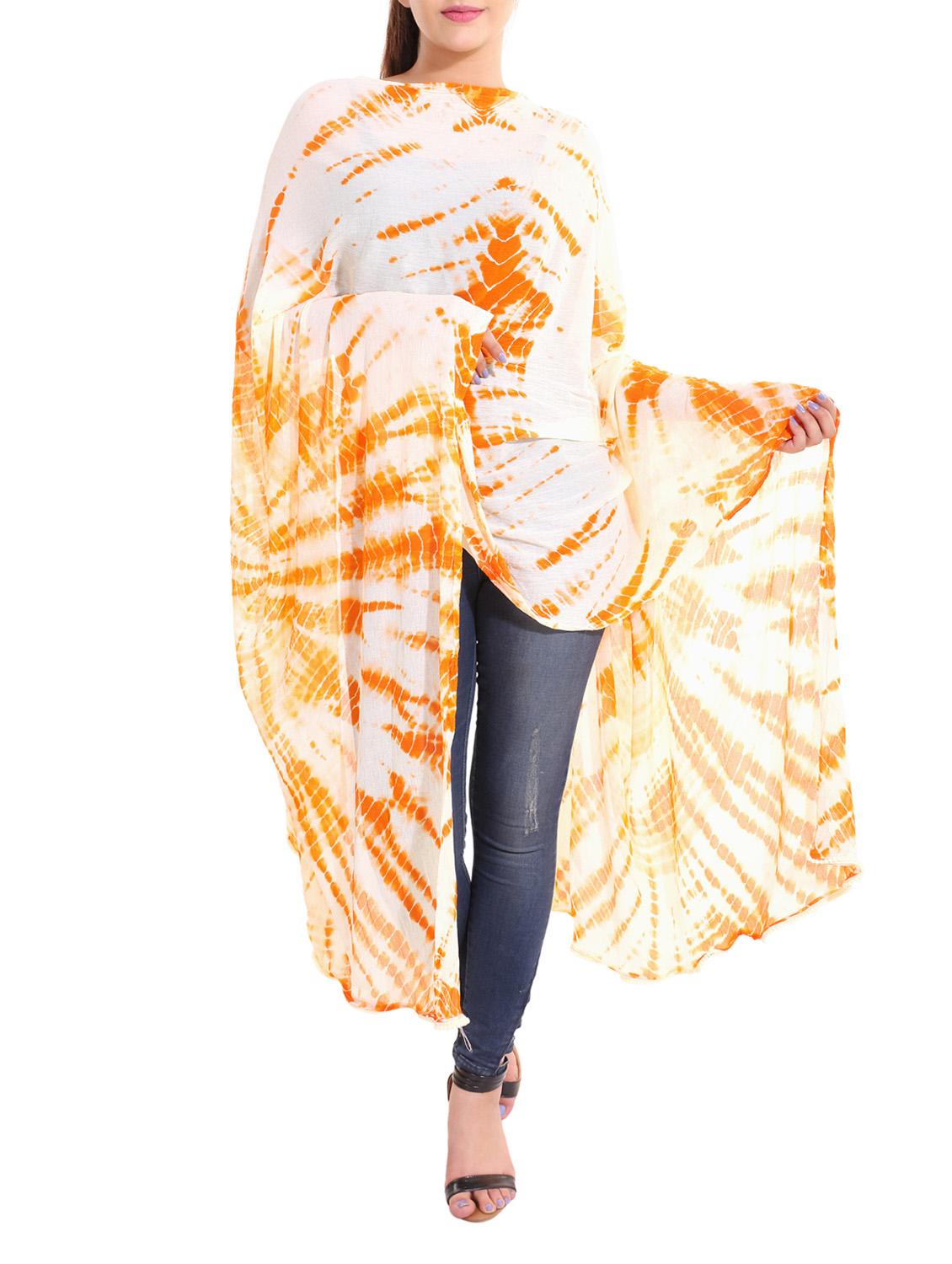 orange chiffon dupatta - 13666940 - Zoom Image - 0