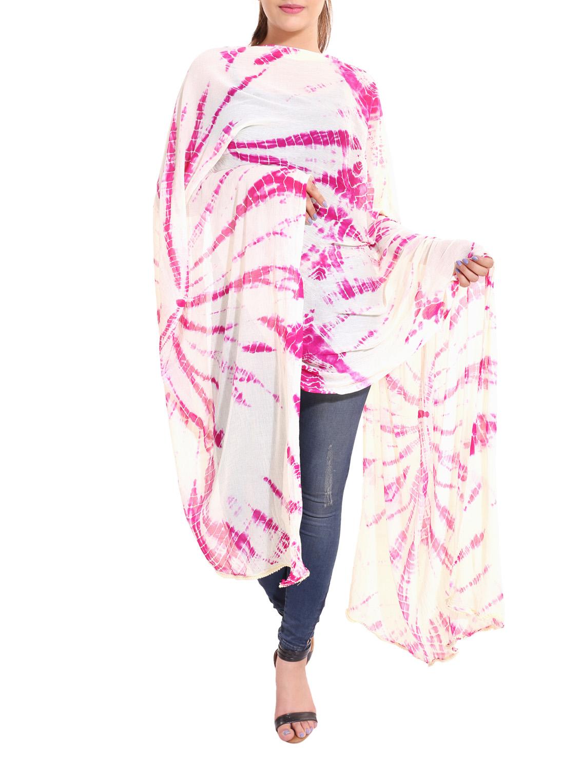 pink chiffon dupatta - 13666942 - Zoom Image - 0