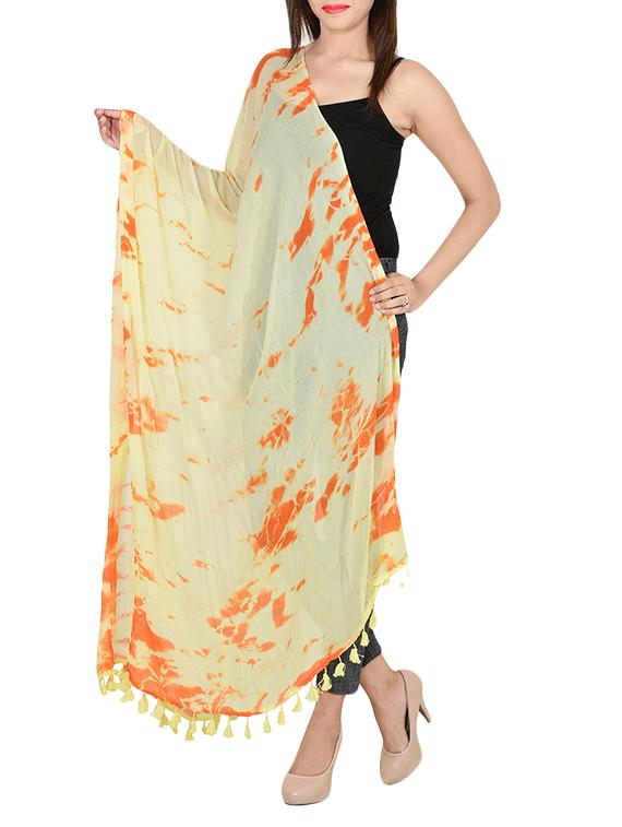tie & dye dupatta - 13666985 - Zoom Image - 0