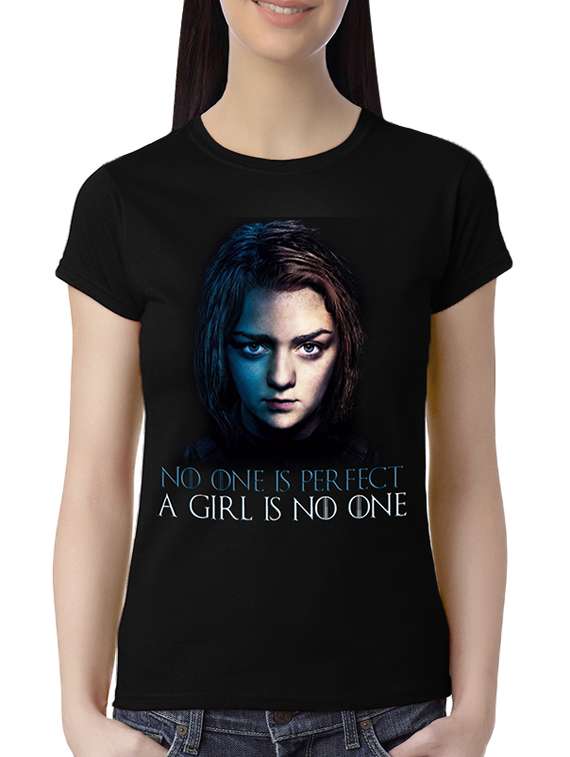 black cotton regular tshirt