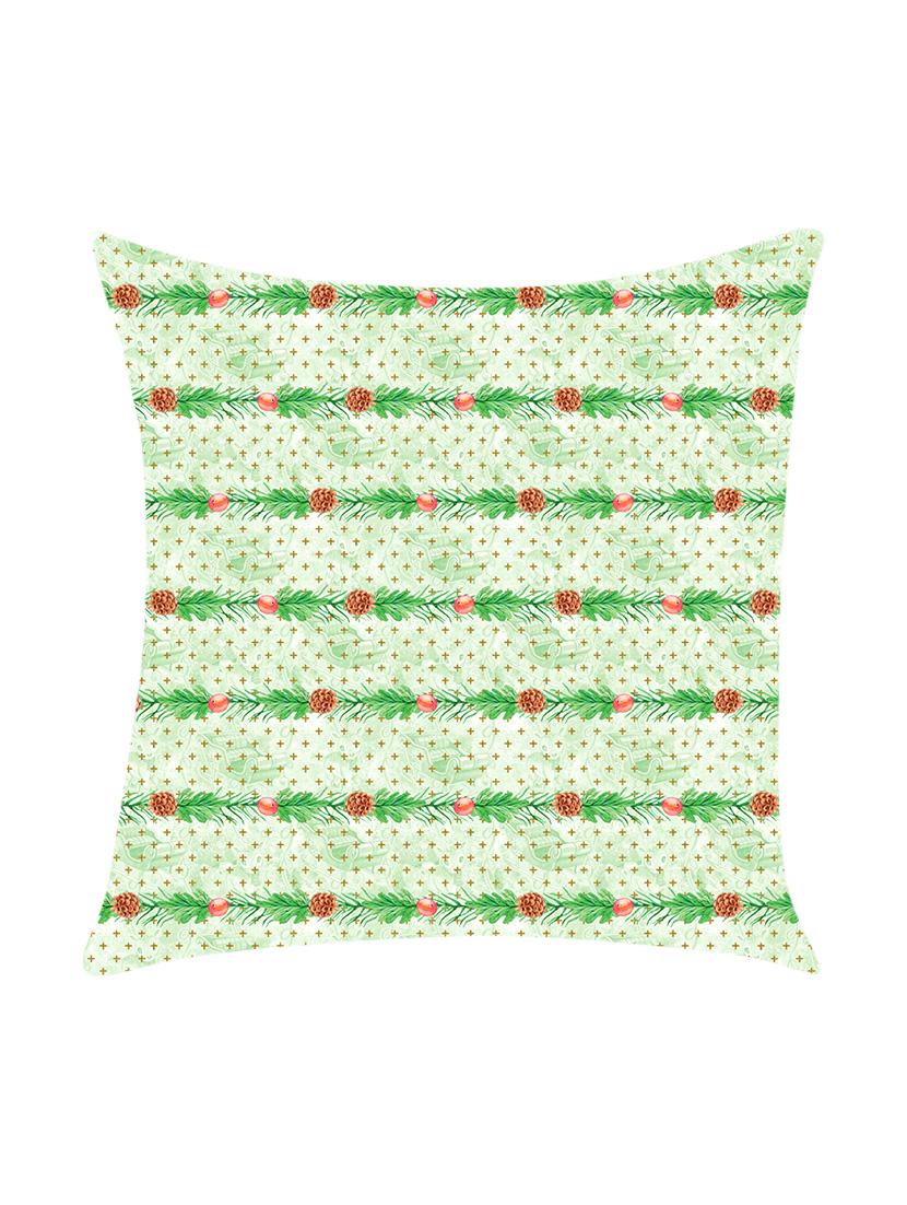 digitally printed cushion cover with leaf design - 13667810 - Zoom Image - 0