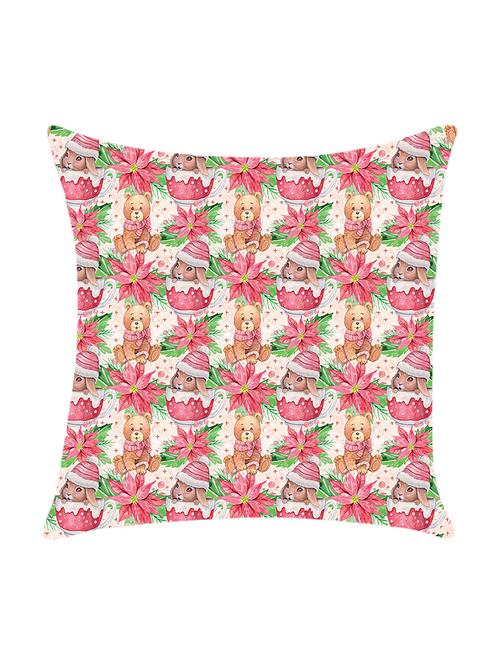 digitally printed cushion cover with bear design - 13667812 -  Standard Image - 0