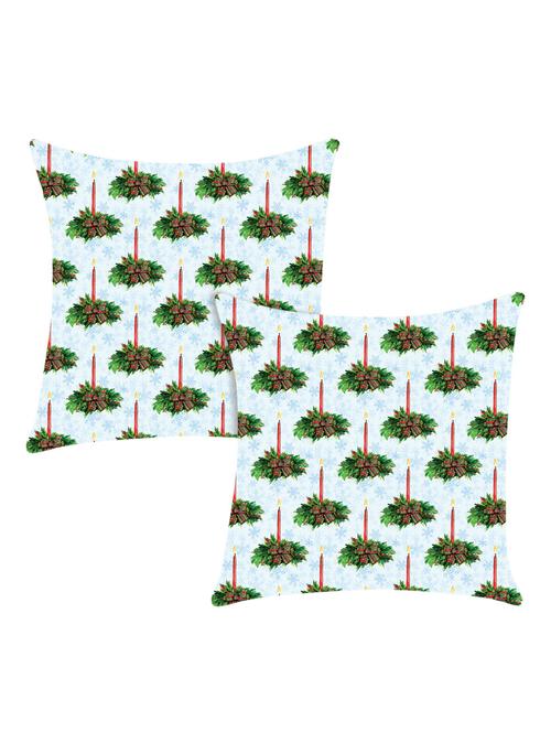 digitally printed cushion cover with candle design set of two - 13667815 - Standard Image - 0