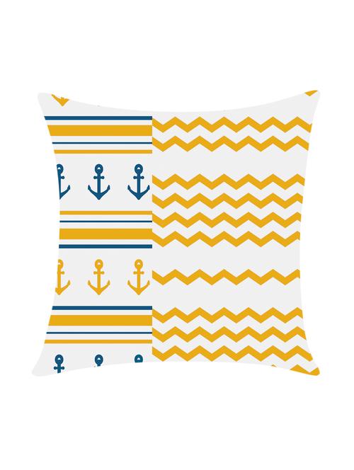 digitally printed cushion cover with geometric design - 13667830 -  Standard Image - 0