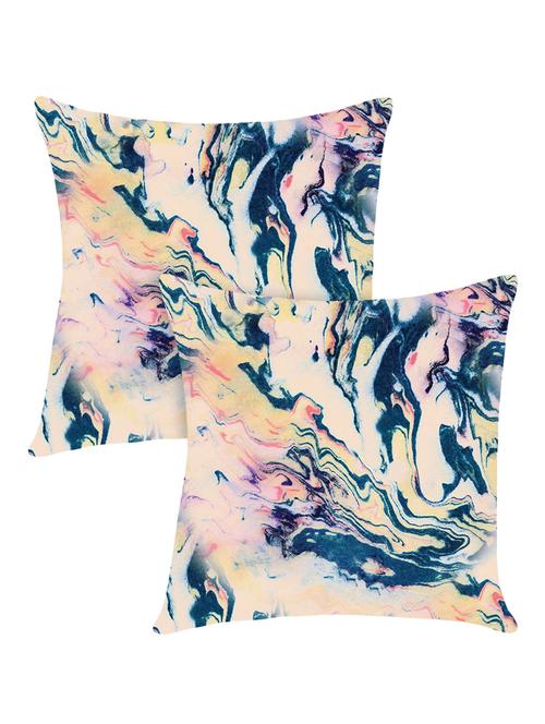 digitally printed cushion cover with marble design set of two - 13667845 -  Standard Image - 0