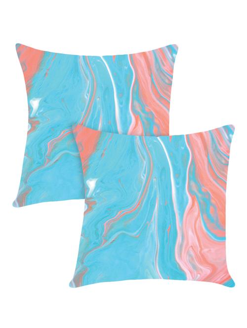 digitally printed cushion cover with marble design set of two - 13667851 - Standard Image - 0