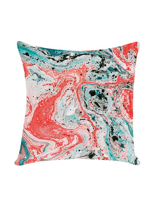 digitally printed cushion cover with marble design - 13667854 - Standard Image - 0