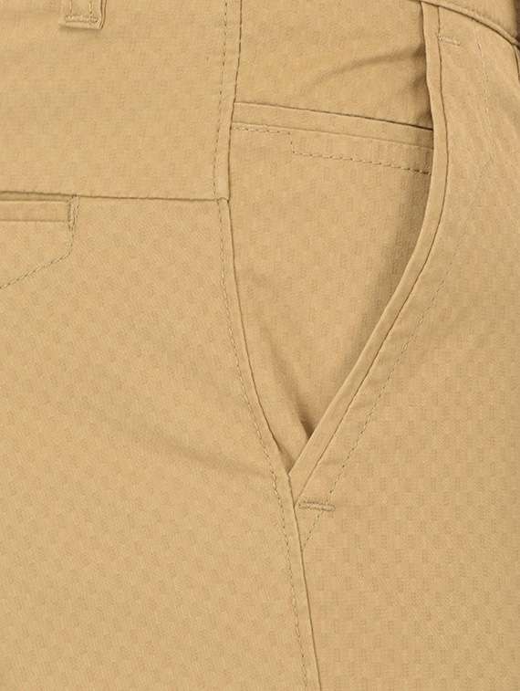 beige cotton chinos casual trousers - 13672012 - Standard Image - 3