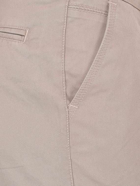 beige cotton chinos casual trousers - 13672020 - Standard Image - 3