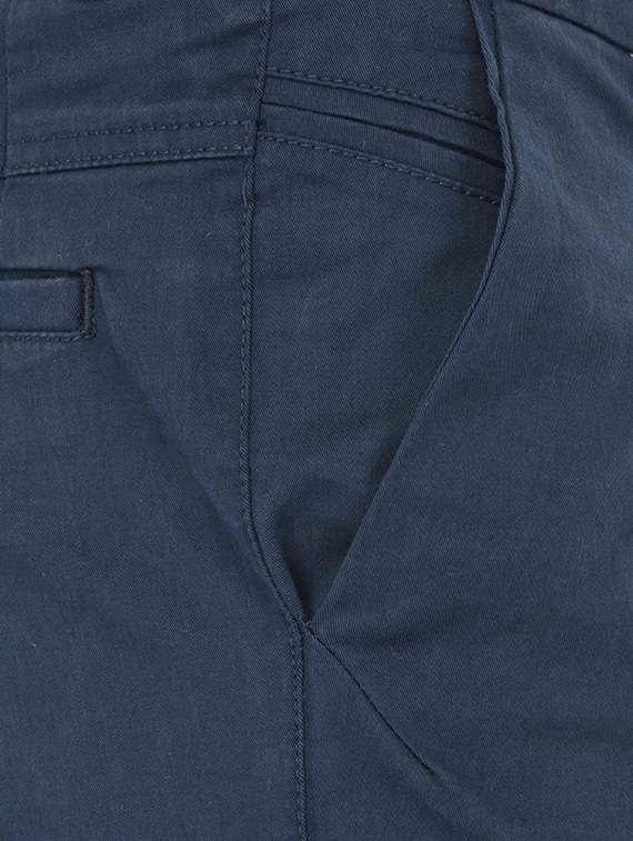 blue cotton chinos casual trousers - 13672040 -  Standard Image - 3
