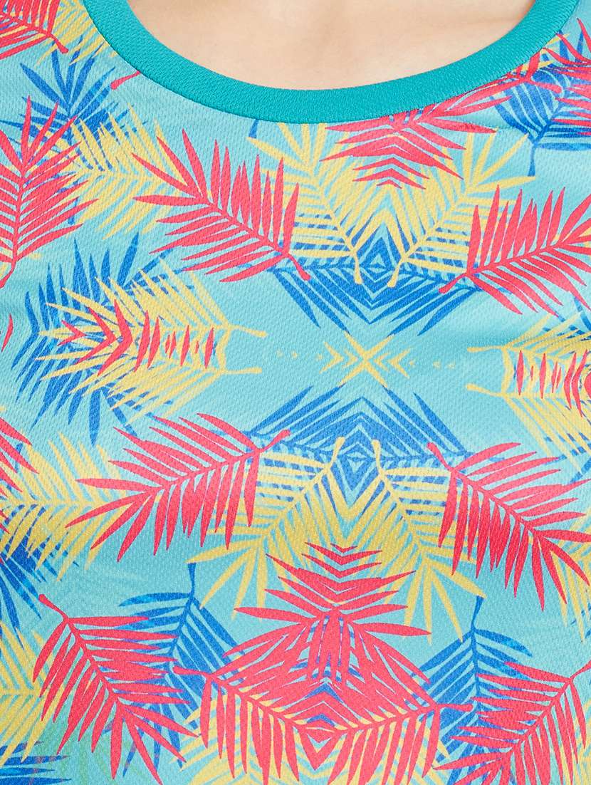 blue printed tee - 13672272 -  Standard Image - 3