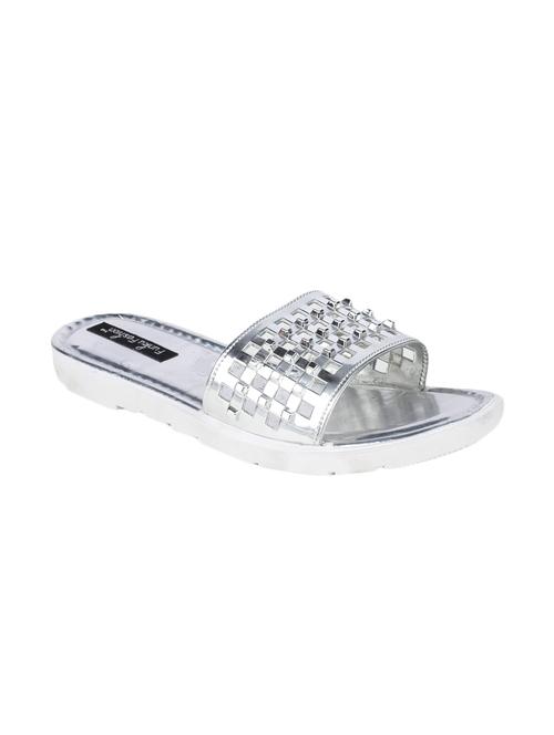 silver flat forms sandal - 13679876 - Standard Image - 0