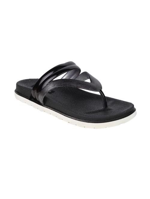 black flat forms sandal - 13679891 - Standard Image - 0
