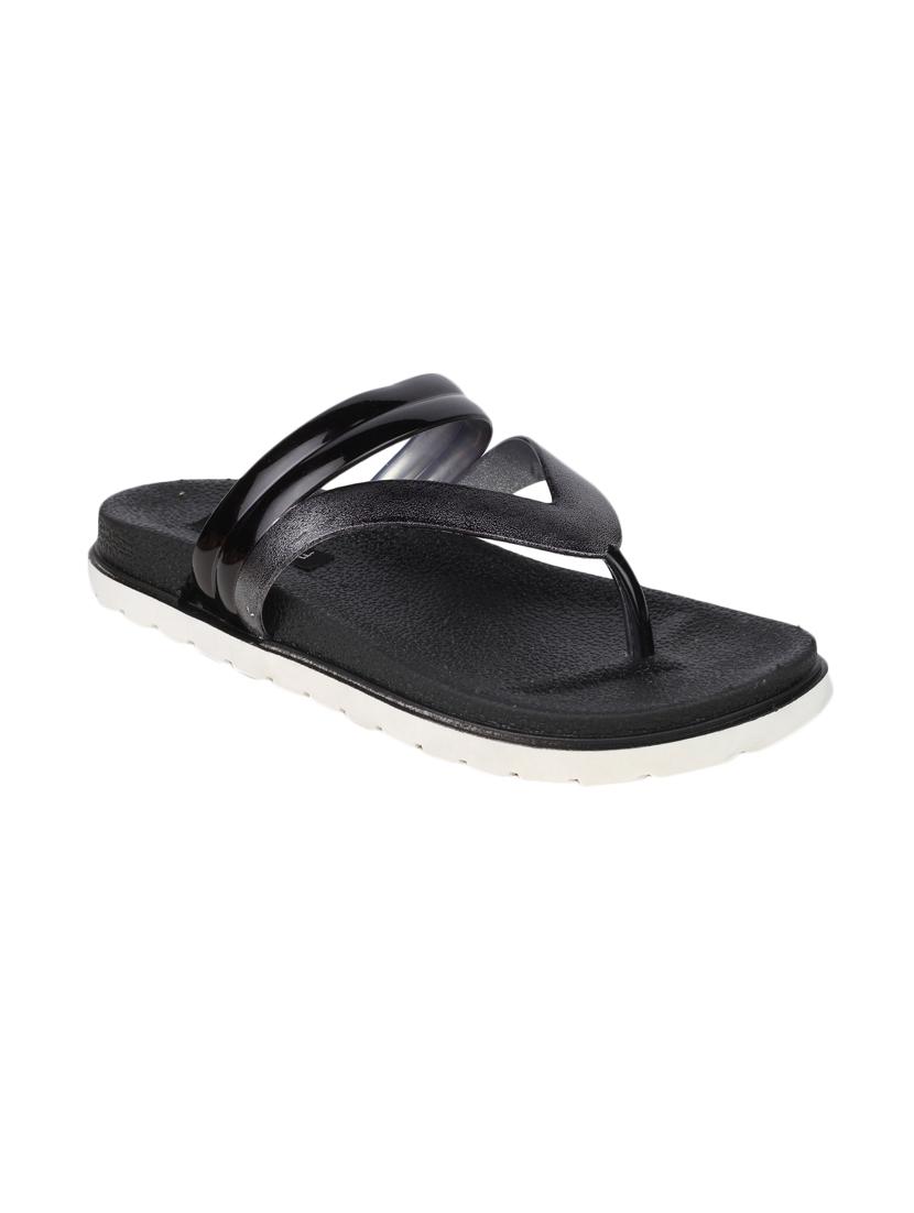 black flat forms sandal - 13679891 - Zoom Image - 0
