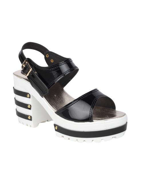 black back strap sandal - 13679898 - Standard Image - 0