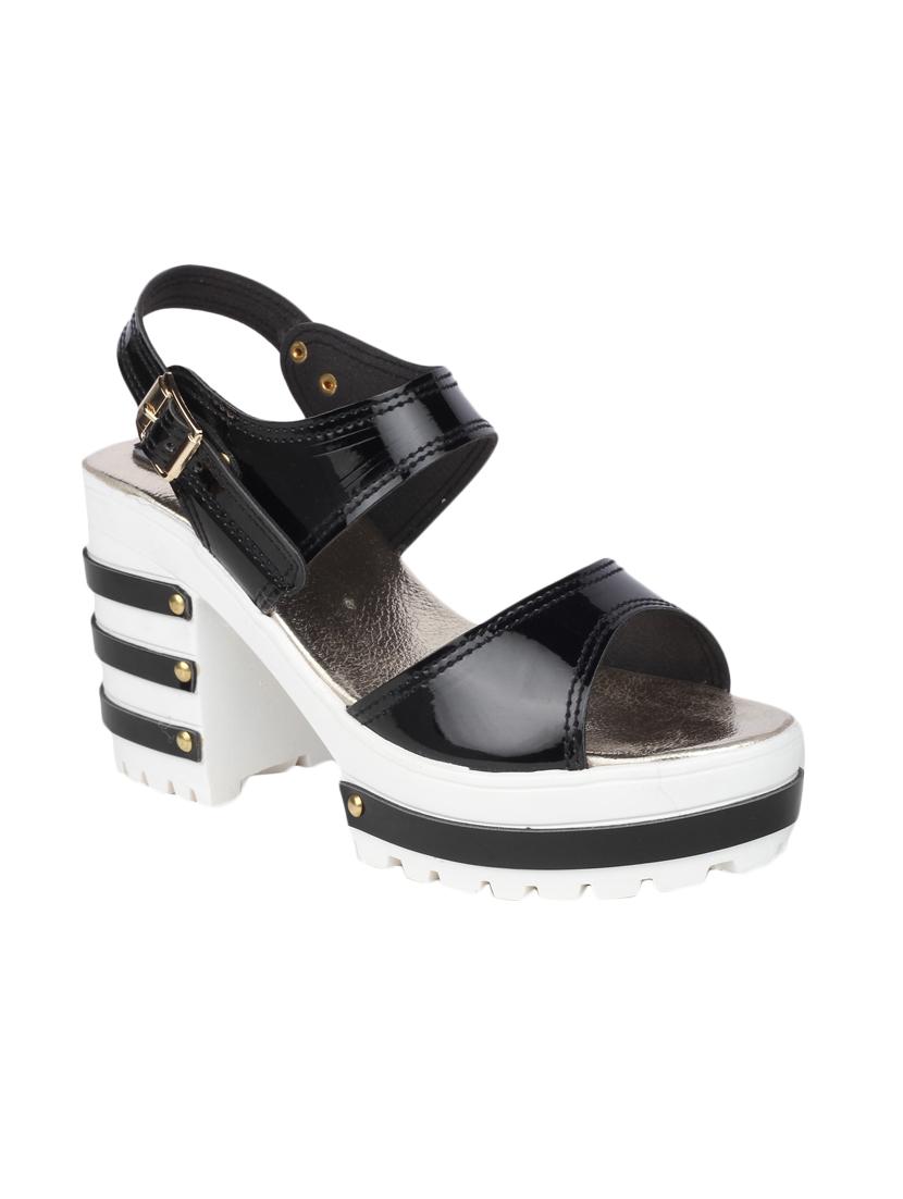 black back strap sandal - 13679898 - Zoom Image - 0