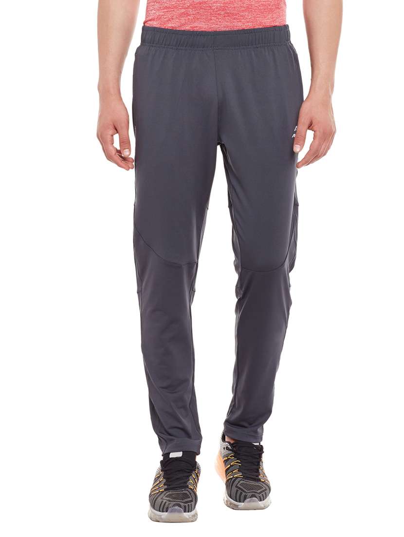 grey polyester full length track pant - 13684786 - Zoom Image - 0