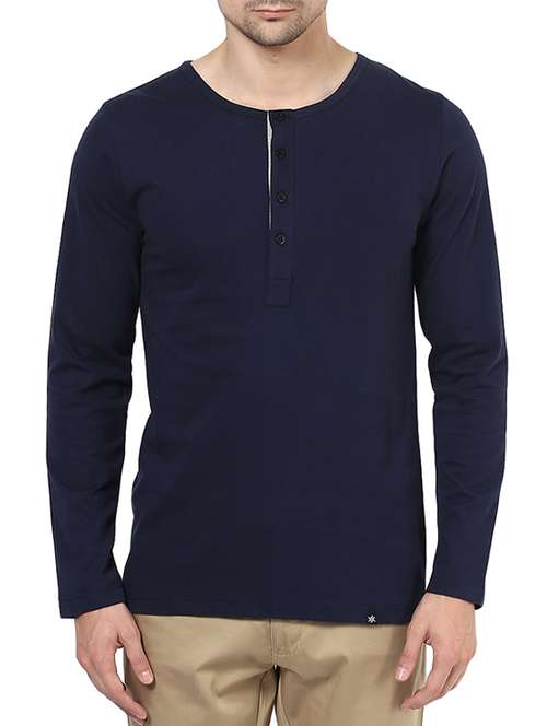 navy blue solid t-shirt - 13691534 -  Standard Image - 0