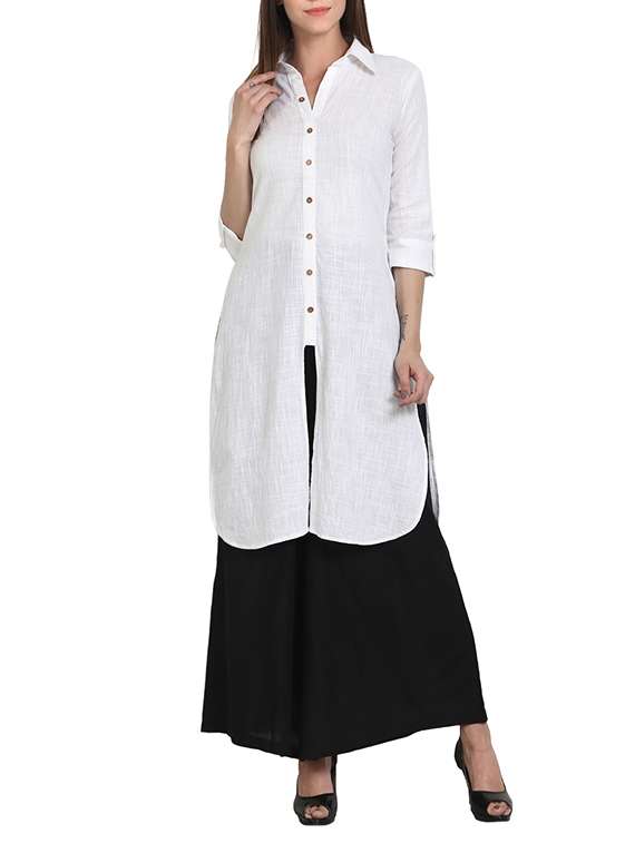 shirt collor straight kurta