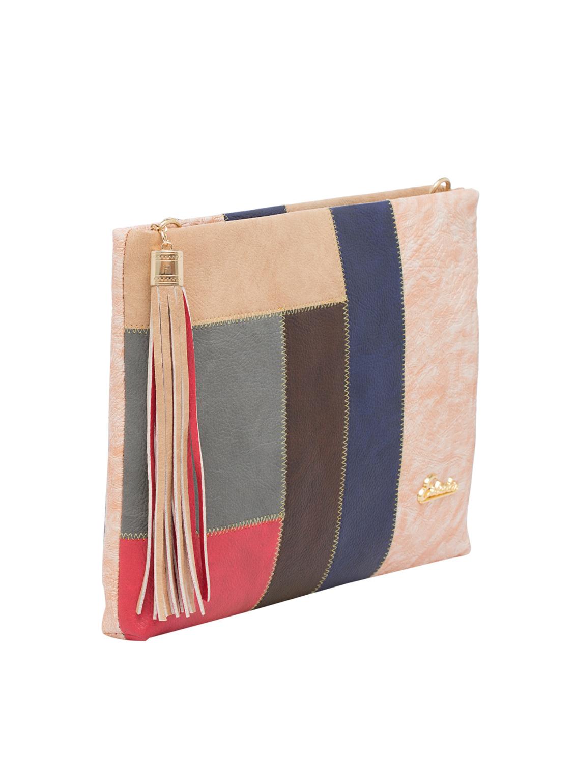 multi coloured leatherette regular sling bag - 13699075 - Standard Image - 3