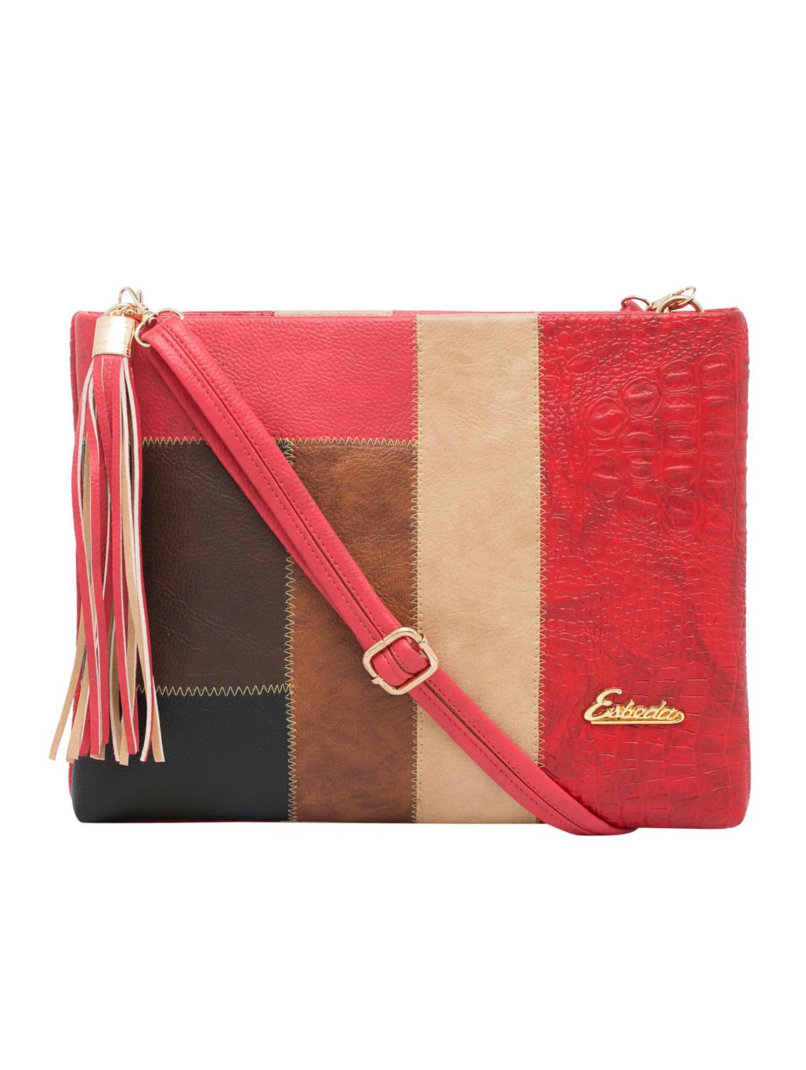 multi coloured leatherette regular sling bag - 13699076 - Zoom Image - 0