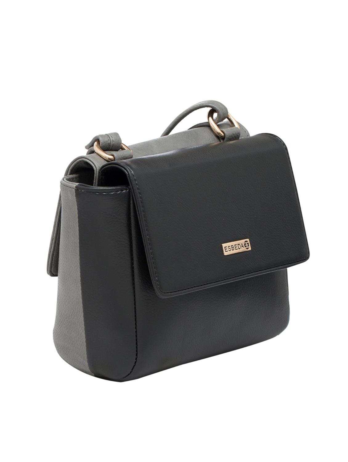 grey leatherette regular sling bag - 13699081 - Standard Image - 3