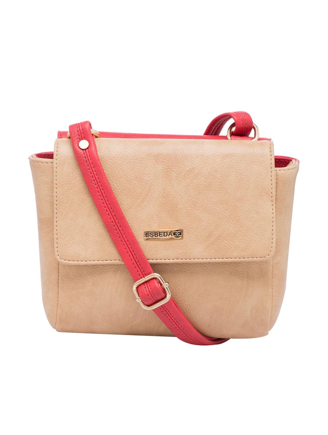 red leatherette regular sling bag - 13699084 - Zoom Image - 0