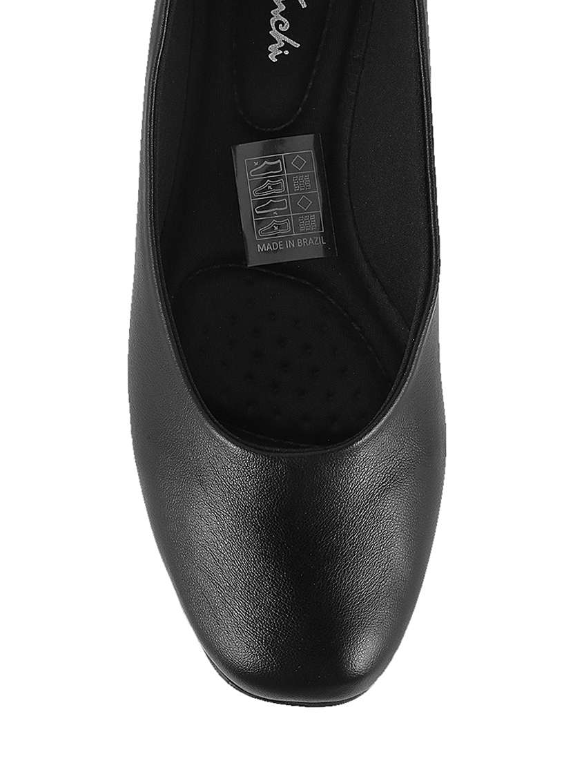 Buy online Black Leatherette Slip On Formal Shoes from footwear
