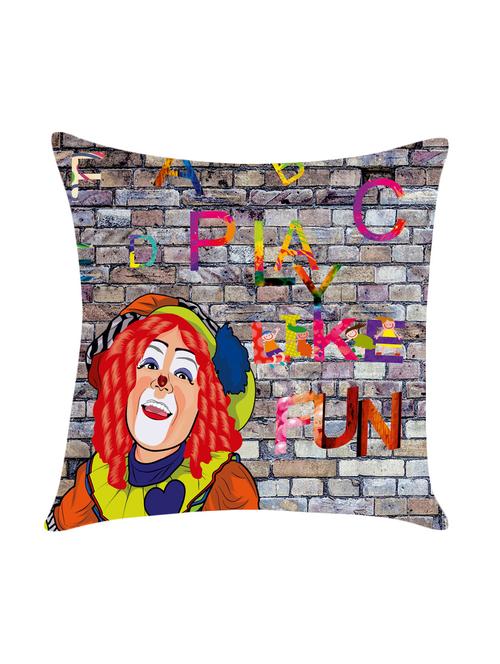 digitally printed satin cushion cover - 13713633 - Standard Image - 0
