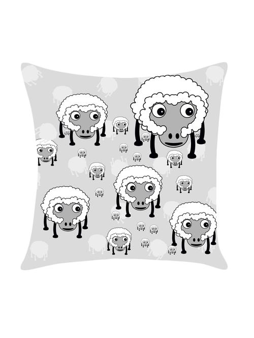 digitally printed satin cushion cover - 13713642 - Standard Image - 0