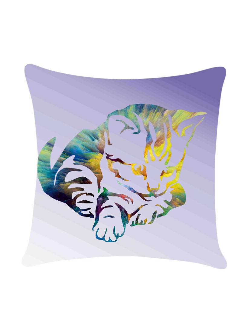 digitally printed satin cushion cover - 13713652 - Zoom Image - 0
