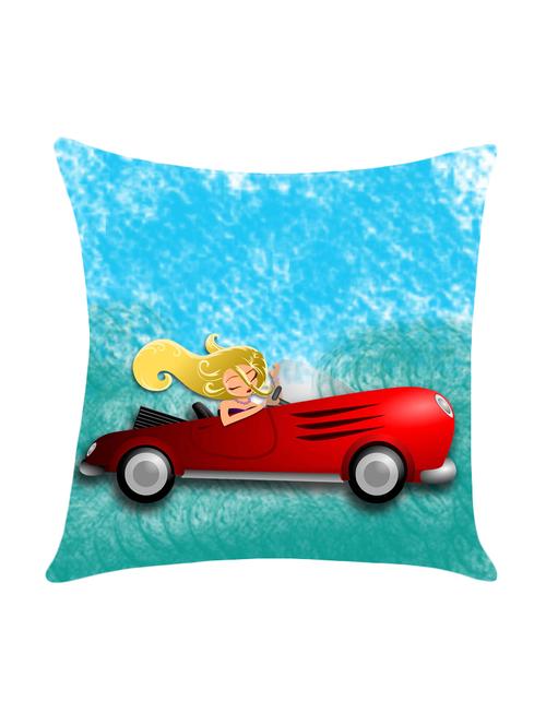 digitally printed car & girl with abstract background - 13713657 -  Standard Image - 0