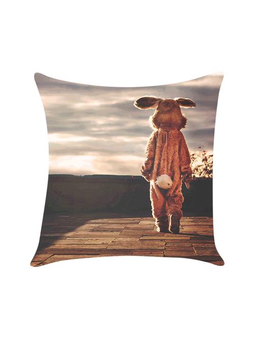 digitally printed evening view & walking cartoon - 13713662 - Standard Image - 0