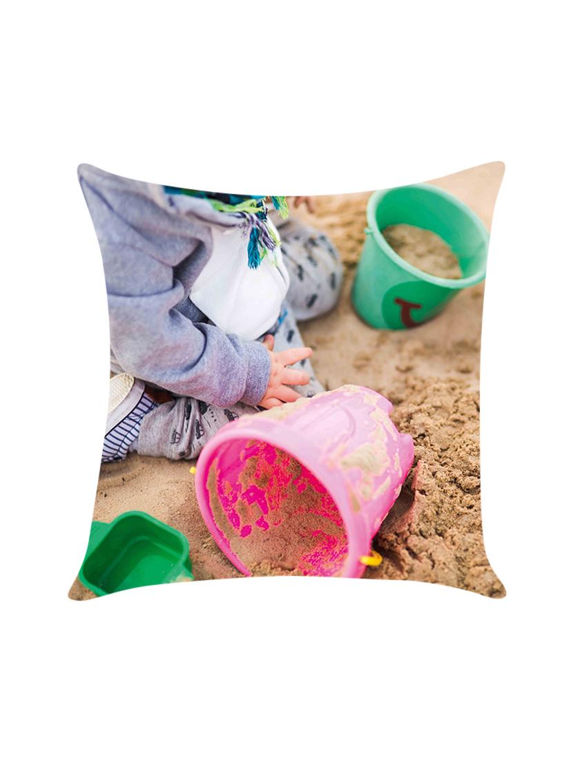 digitally printed satin cushion cover - 13713669 - Zoom Image - 0