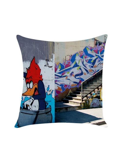 digitally printed satin cushion cover - 13713673 - Standard Image - 0