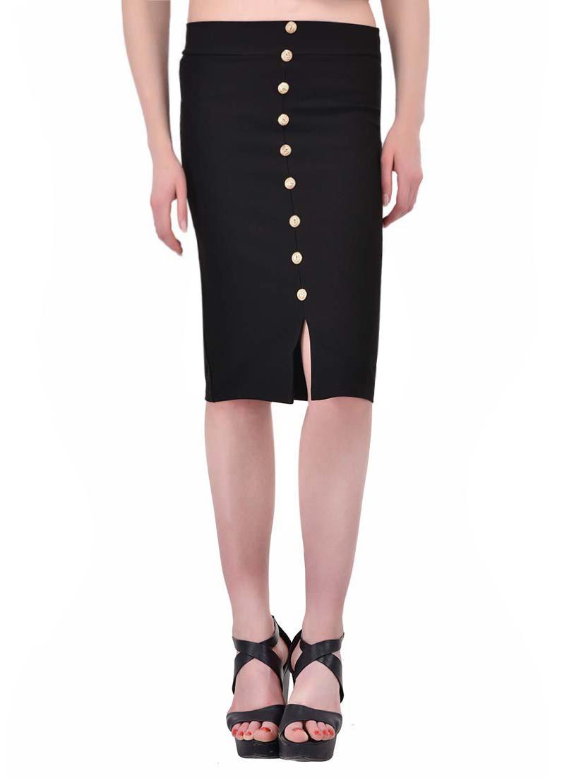 black lycra pencil skirt - 13714677 - Zoom Image - 0