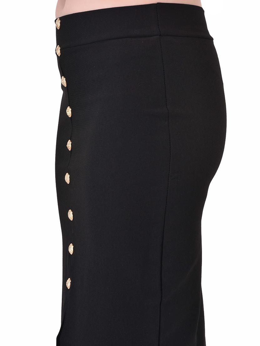 black lycra pencil skirt - 13714677 - Standard Image - 3