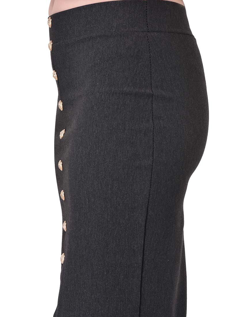 dark grey lycra pencil skirt - 13714680 - Standard Image - 3