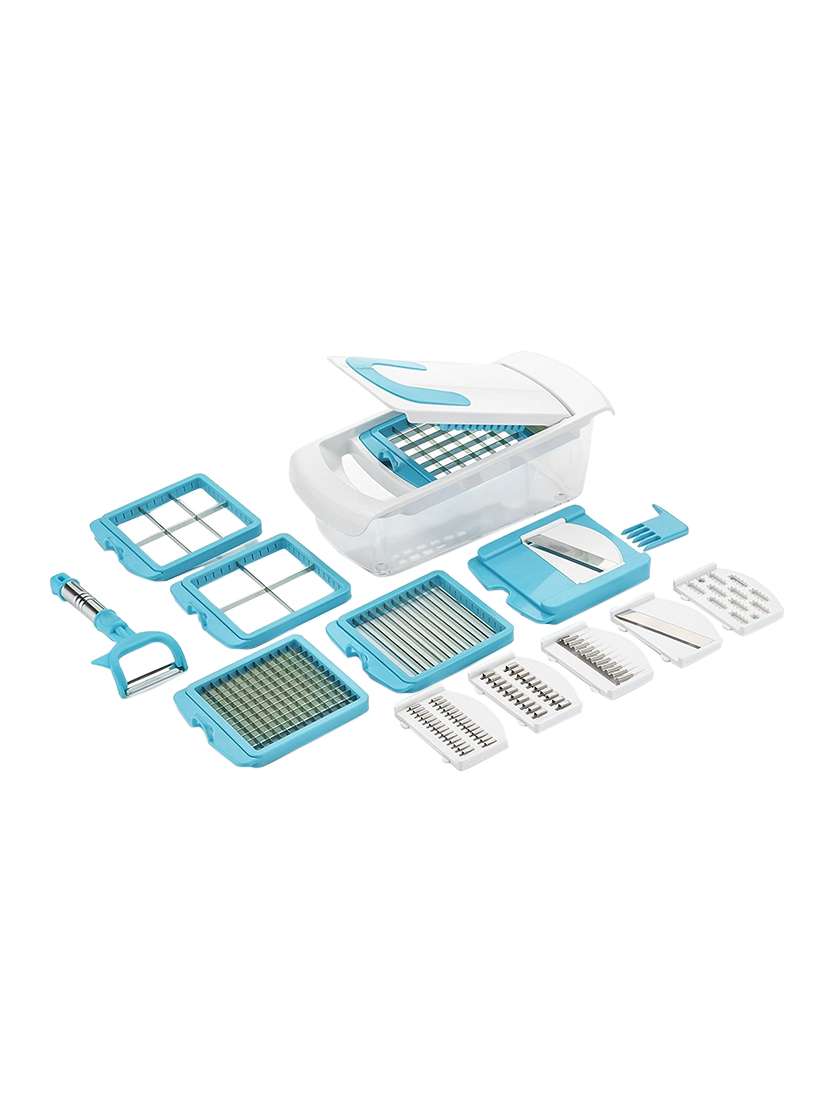 jen unique blue 12 in 1 multi slicer dicer chopper