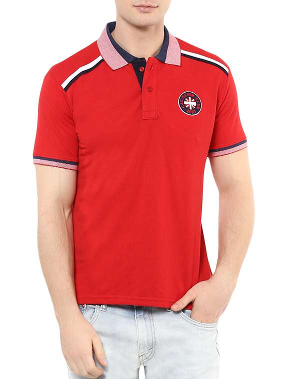 red cotton t-shirt