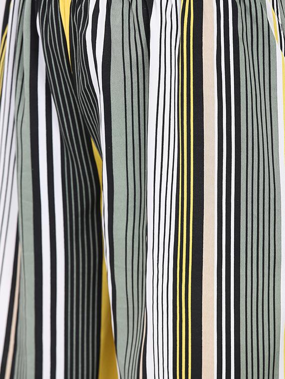 multi colored stripped culottes - 13732972 - Standard Image - 3