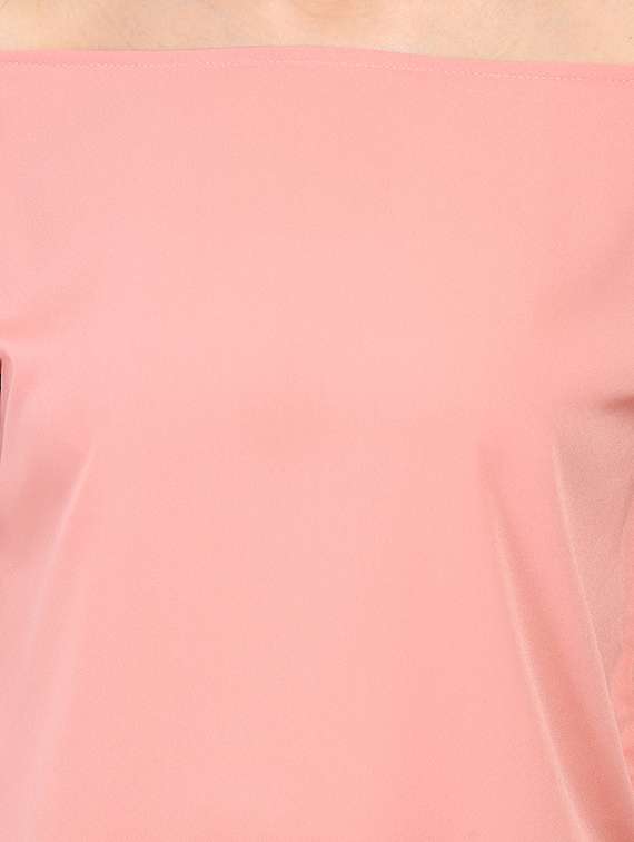 pink off shoulder top - 13733248 -  Standard Image - 3