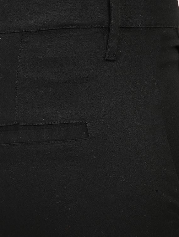black cotton chinos trouser - 13733741 - Standard Image - 3